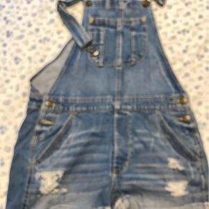 American eagle shortalls bibs